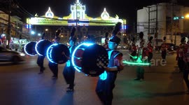 Locals line streets to watch Thailand's biggest Christmas Day parade