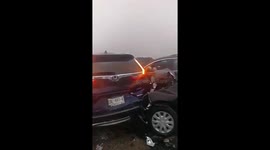 Major car collision in Saltillo, Mexico, involves 30 vehicles due to thick mist on highway