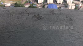 Marching Band Practice On School Roof