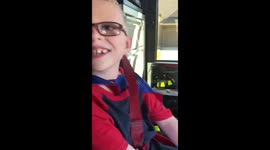 Klein Fire Department make 8-year-old Ezra with rare genetic disorder an honorary firefighter and deputy constable