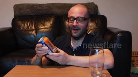 An Irn Bru fan told of his delight at finding an out-of-date can