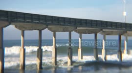 Big Surf - Man Shoots Pier 2020 storm