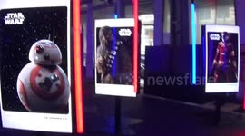 Star Wars exhibition at Dolby SoHo on Broadway next to Broome Street, open today is free through Sunday Jan, 3, 2020