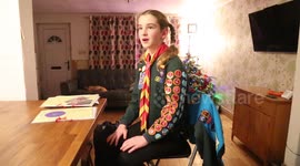 A ten-year-old girl has become one of the first girl scouts to get every single Beaver and Cub activity badge