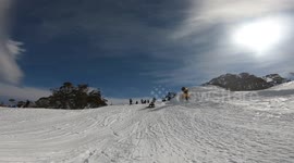 backflip on snowboard