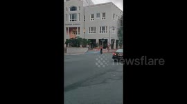 Power is out in #sanjuan #PuertoRico. This gentlemen helping to direct traffic since the light is out. ???????? https://t.co/mbqCWuWKCy