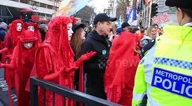 Extinction Rebellion climate activists protest against Australian government 