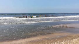 Summer Fun Time At Ras El Bar Beach