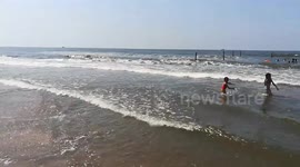 Great Weather At Summer Beaches , Ras El Bar Egypt