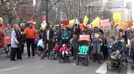 Intersection blocked for Safer Streets