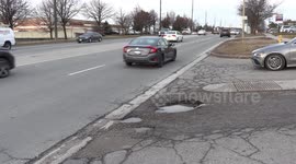 Toronto's cold mild cold weather this winter implies the existence of an early crop of potholes and there are many of them this year already
