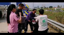 Eight British tourists injured with three critically after minivan crash in Thailand