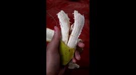 Woman finds bizarre double banana inside a single skin