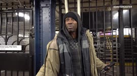 Man describes the shocking moment a commuter got attacked with bleach in New York