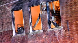 4th Alarm Commercial Structure Fire at the former United Wiping Cloth factory, Shenandoah, Pennsylvania