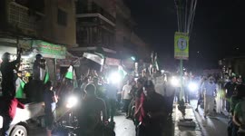 Night demonstration from the city of Maarat al-Numan in Idlib countryside She demanded the fall of the Assad regime, and also demanded freedom In the history of 9/2/2019