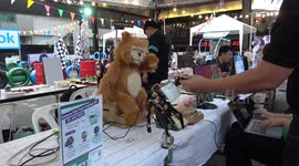 Inventors show off homemade robots and gadgets at Bangkok's annual 'maker faire'