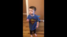'It doesn't listen to me!' Adorable toddler upset Alexa won't listen