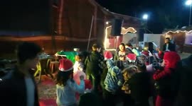 Egyptian Magician tries Magic Tricks With Children In New Year's Eve