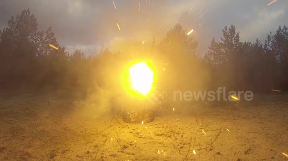 Not even military grade CAT phones can survive 1,000 sparklers in this explosive experiment