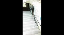 Exploring the Norman vaults underneath 16th century Mitre pub in the historic city of Oxford