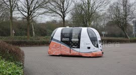 Driverless vehicles are being tested for the first time in Britain