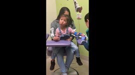 'It's not so bad': Five-year-old leukemia fighter isn't phased by needles