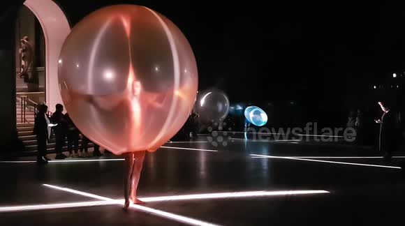 Fredrik Tjærandsen's shape-shifting 'balloon dresses' set to go