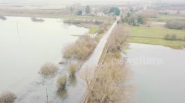 Sutton Gault road closed due to flooding that doesn't stop some commuters