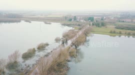 Road in Cambridgeshire's Fenland closed due to flooding