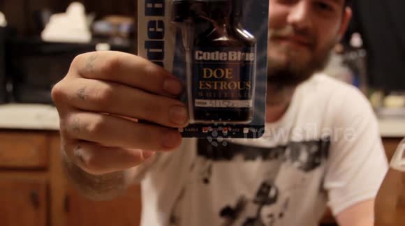 American Man Takes A Shot Of Animal Urine