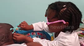 Twins doctors take care of their dad