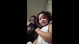 KID TELLING DAD FIBS