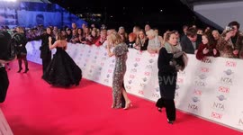 Holly Willoughby Arrives At The Red Carpet For The NTA Awards