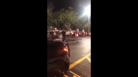 Protesters shouting at Michael Vick