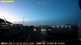 Car pulls out causing a collision