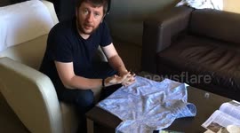 How to Fold your shirt with the Daoiri Farrell Trio. National Folk Festival, Canberra, Australia.