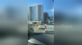 Building fire on Wilshire &amp; Barrington in #Brentwood https://t.co/WdHODvn6MO