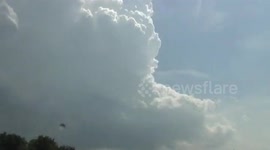 Large hail in Germany