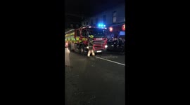 Fire brigade at the iron horse