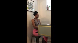 South London classical musician plays the harpsichord