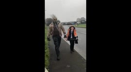UK dad granted son's birthday wish to be picked up from school by Jason Voorhees from 'Friday the 13th'