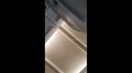 Little girl flips out on plane over her cell phone.