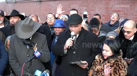 Vigil Held Outside of Precinct where Two Officers Shot over Weekend