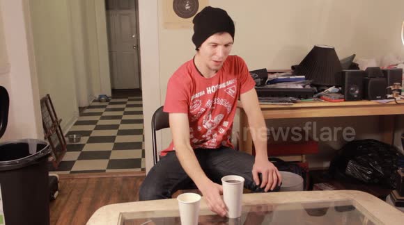 Man Drinks 20 Shots Of Espresso In One Sitting !