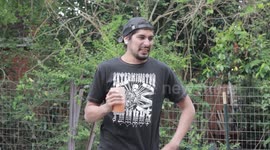 America man drinks entire milkshake made with jar of chilli garlic sauce