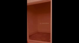 Savvy mum transforms unused airing cupboard into a walk-in wardrobe for her young daughter for an impressive £6