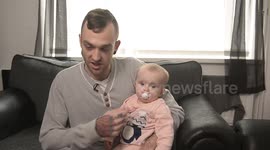 Dad forced to deliver his baby at home using just one hand