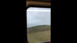 Raining in my train!