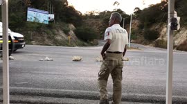 Mexican Government's Ironclad Curtain against Illegal Immigration enforced by Immigration Officials and the National Guard